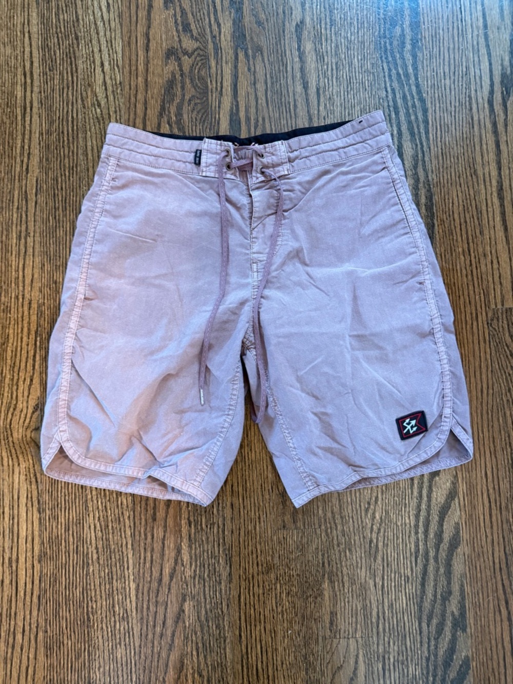Dark Seas Men’s Board Shorts Size 28 Mauve Pink Surf Swim Trunks